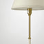 FLYGHÖJD Floor Lamp, Brass/Beige