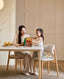 HAYDEN/FREJA Dining Set, Matte Beige 140 cm (4+1)