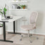 FLINTAN Office Chair with Armrests, Beige