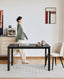 HAYDEN Table, Sintered Stone in Matte Black, 120x70 cm