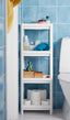 VESKEN Shelf Unit, White, 37x23x101 cm