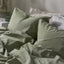 ÄNGSLILJA grey-green bedding detail