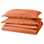ÄNGSLILJA red-brown duvet cover set, folded