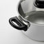 ANNONS stainless steel handle and lid detail