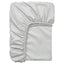 BÄRGLIM grey fitted sheet
