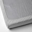 BÄRGLIM grey fitted sheet corner