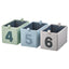 BARNDRÖM Box, set of 3, Green Blue/Beige, 17x27x17 cm — view 2