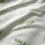 BARNDRÖM Duvet Cover and Pillowcase, White Green/Forest (Single)