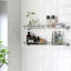 BROFJÄRDEN Wall Shelf, Chrome Effect, 60x6 cm — view 3