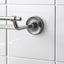 BROFJÄRDEN Wall Shelf, Chrome Effect, 60x6 cm — view 2