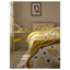 BRUKSVARA 4-Piece Bedlinen Set, White/Yellow, 200x200 cm — view 2