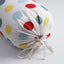 BRUKSVARA Bolster case, multicolour/dot pattern, 38x110 cm