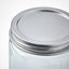 CITRONHAJ Spice Jar, Set of 4, Clear Glass/Stainless Steel, 35 cl