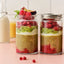 CITRONHAJ Spice Jar, Set of 4, Clear Glass/Stainless Steel, 35 cl