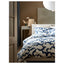 EKPURPURMAL Duvet Cover and 2 Pillowcases, White Blue/Cloud