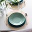 FÄRGKLAR Deep Plate Set (4 pcs.) Matt Light Turquoise, 23 cm