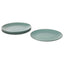 FÄRGKLAR Plate, matt light turquoise, 26 cm