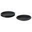 FÄRGKLAR Side Plate Set (4 pcs.) Matt Dark Grey, 20 cm