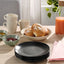 FÄRGKLAR Side Plate Set (4 pcs.) Matt Dark Grey, 20 cm
