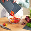 FINFÖRDELA Bendable Chopping Board, Dark Grey/Dark Turquoise, 28x36 cm — view 4