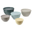 GARNITYREN Bowl with Lid, Mixed Colours, Set of 5