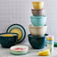 GARNITYREN Bowl with Lid, Mixed Colours, Set of 5