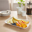 GODMIDDAG Serving Plate, White, 32x18 cm