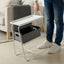 HATTÅSEN Bedside Table/Shelf Unit, White