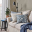 IDALINNEA Cushion Cover, Dark Grey-Blue, 50x50 cm