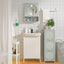 IVÖSJÖN Cabinet With Doors, Green, 33x34x99 cm — view 2