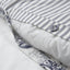 JUNIMAGNOLIA white/dark blue, striped reverse side