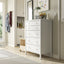 KILBERGET Chest of 5 Drawers, Anchor/Unlock-Function, 76x102 cm