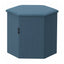 KJUGE Pouffe with storage, Knisa medium blue