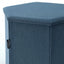 KJUGE Pouffe with storage, Knisa medium blue