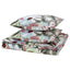 KORSKOVALL Duvet Cover and 2 Pillowcases, Multicolour/Floral Pattern, 240x220/50x80 cm