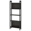 LAIVA Bookcase, black-brown
