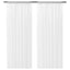 LILLEGERD Sheer Curtains, 1 Pair, White Leaves, 145x250 cm