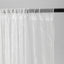 LILLEGERD Sheer Curtains, 1 Pair, White Leaves, 145x250 cm
