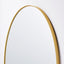 LINDBYN Mirror, Gold, 80 cm