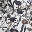 LUNDSKAFTING Duvet Cover and 2 Pillowcases, White/Black/Brown