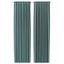 MAJGULL Room darkening curtains, 1 pair, dark turquoise, 145x250 cm