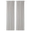 MAJGULL Room darkening curtains, light grey, 145x250 cm