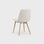 HARPER beige dining chair, rear view