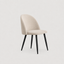 Ingrid Dining Chair, Upholstered Linen Fabric, Beige