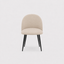 INGRID beige dining chair, side view