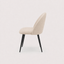 INGRID beige dining chair, rear view