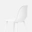 JENNA white dining chair, angled view