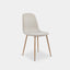 Nora Dining Chair, Upholstered Linen Fabric, Beige