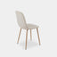 NORA beige dining chair, seat detail