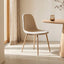 Nora Dining Chair, Upholstered Linen Fabric, Beige